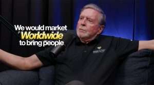 Screenshot of YouTube interview with Rod Lockwood discussing the Belle Isle Freedom City development plan